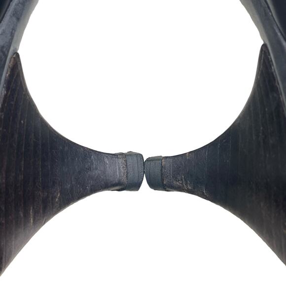 Prada Women’s Black Leather Pointed Toe Kitten Heel Size 37.5 US 7.5 - Picture 12 of 14